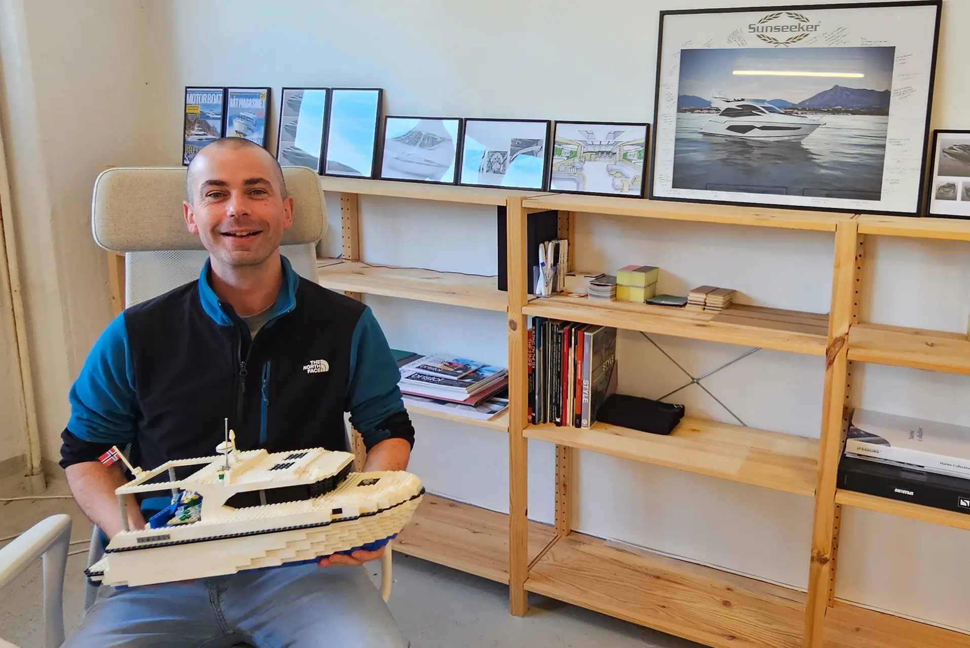 Rory Coase bygget Viknes i Lego