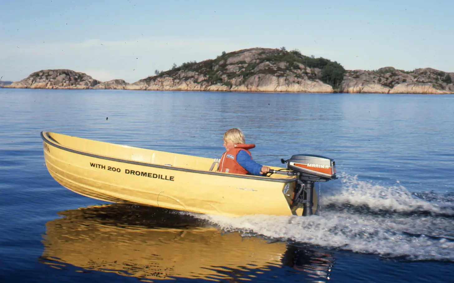 Her har drømmen gått i oppfyllelse. (Foto via Vest-Agder-museet)