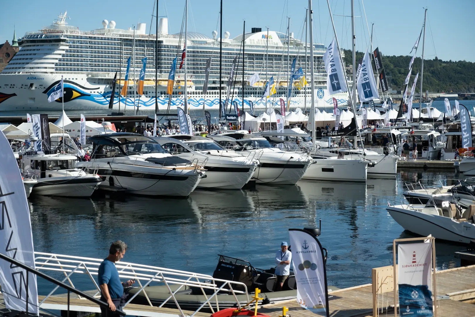 Messeåret 2025 blir langt. Her fra Båter i Sjøen på Aker Brygge.