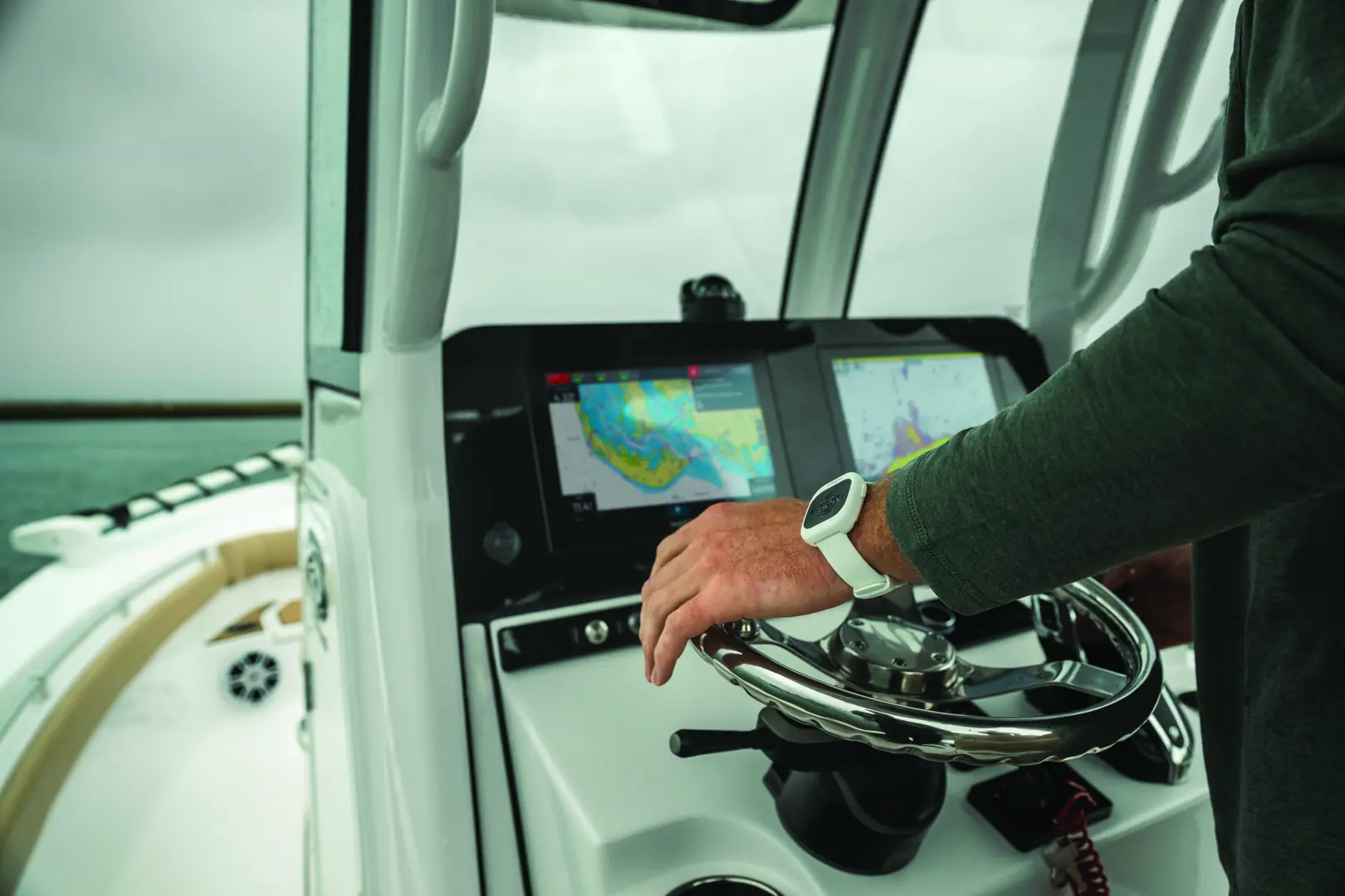 Garmin OnBoard er kompatibel med alle båter som har en motorstoppbryter og en kompatibel Garmin-kartplotter. Foto: Garmin